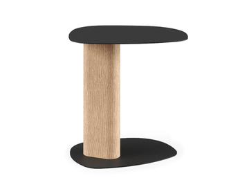 CLIP - Low oval steel and wood coffee table by Liu Jo Living Collection - view 2